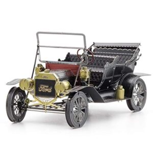 Fascinations Metal Earth 3D Metal Model Kits Ford Set of 6-1908 Model T Dark Green - 1910 Model T - 1931 Model A - 1932 Coupe - 1937 Pickup - 1925 Model T Runabout
