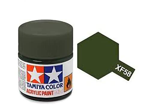 TAMIYA 81758 Acrylic Mini XF58 Olive Green 1/3 oz