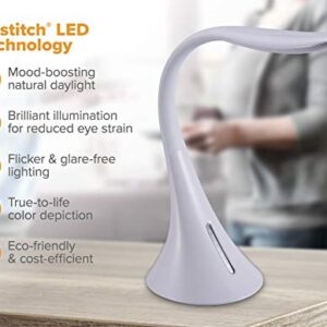 Bostitch Modern LED Desk Light, 8W, White (VLED1821WHITE-BOS)