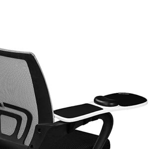 skyzonal ergonomic adjustable armrest wrist rest-only adjustable for chair (extra long zip ties included)