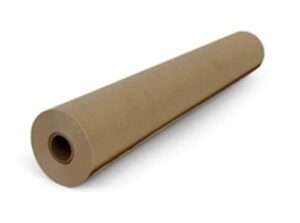 eco kraft wrapping paper roll | 24in 350ft (45g) | biodegradable with 100% recycled fiber | multi-use: natural wrapping paper, table cover/runner, moving, packing & shipping.