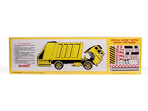 AMT Ford C-600 Gar Wood Load Packer Garbage Truck 1:25 Scale Model Kit