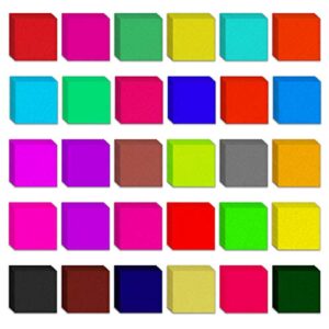jyongmer 6000pcs multicolor tissue paper squares, art rainbow tissue paper for arts craft diy scrapbooking，birthday party festival tissue, scrunch art project(2inch)