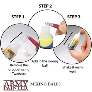 The Army Painter Wargamers Mega Paint Set Bundle with Wet Palette - Miniature Painting Kit with 100 Rustproof Mixing Balls Model Paint Set with 60 Nontoxic Acrylic Paints