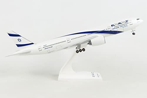 Daron Worldwide Trading SKR752 Skymarks El AL 777-200 1/200 W/Gear Model Kit