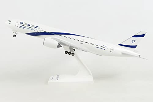 Daron Worldwide Trading SKR752 Skymarks El AL 777-200 1/200 W/Gear Model Kit