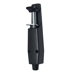pacific doorware heavy duty spring loaded step down push on door holder/stopper (duronotic)