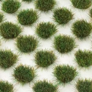 War World Scenics Self Adhesive Static Grass Tufts x 100 – Autumn, 4mm – Model Railway Wargame Scenery Railroad Modelling Diorama Miniature Hobby Tabletop