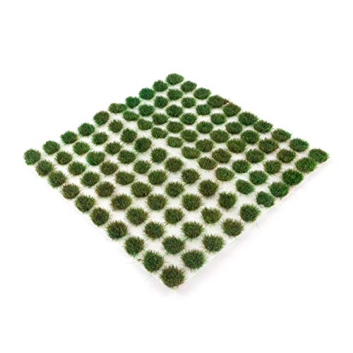 War World Scenics Self Adhesive Static Grass Tufts x 100 – Autumn, 4mm – Model Railway Wargame Scenery Railroad Modelling Diorama Miniature Hobby Tabletop