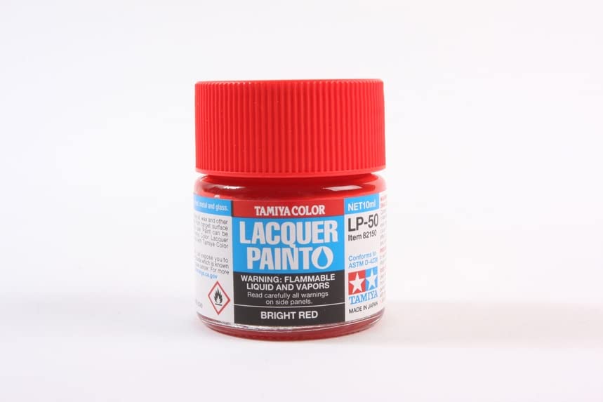 TAMIYA Lacquer Paint LP-50 Bright Red 10 mL TAM82150 Lacquer Primers & Paints