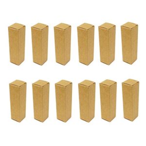 honbay 50pcs rectangular lipstick packaging paper boxes kraft paper gift grocery boxes for makeup tube storage
