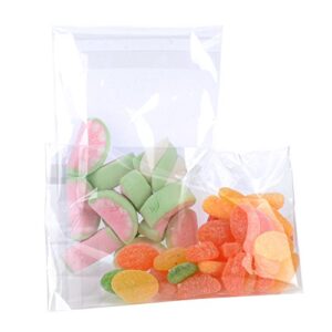 Outus 300 Pieces Clear Cellophane Bags Self Adhesive Sealing Gift Treat Bags Opp Small Adhesive Plastic Bags for Cookies Candy, Soap, Cookie, Christmas Birthday Party Decorative (3 x 5 Inches)