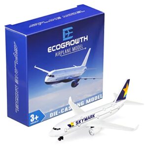 ecogrowth model planes skymark airplane model airplane toy plane die-cast planes for collection & gifts for christmas, birthday