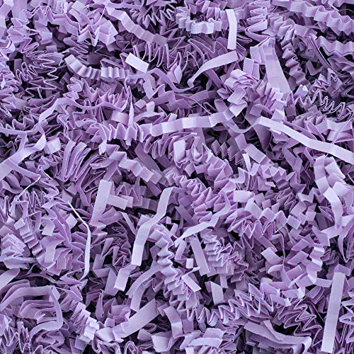 MagicWater Supply Crinkle Cut Paper Shred Filler (1/2 LB) for Gift Wrapping & Basket Filling - Lavender