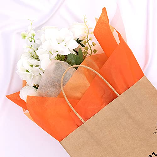 MR FIVE Assorted Orange Tissue Paper Bulk,29.5"x 19.6",Orange Tissue Paper for Gift Bags,30 Sheets Orange Tissue Paper for Crafts,Gift Wrapping Paper for Harvest Fall Thanksgiving Holiday, 3 Colors