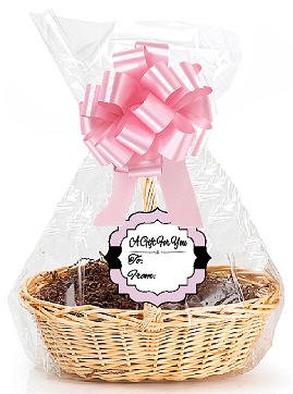 Light Pink 2Pack Designer Cello Bags/Tags/Bows Cellophane Jumbo Gift Basket Packaging Bags Flat 30" x 40"