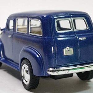 Kinsmart Chevy Suburban 1950 Navy Blue SUV 1/36 Scale Diecast Car