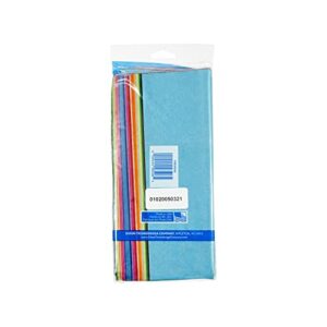 Spectra Deluxe Bleeding Art Tissue P0058506, 20 Assorted Colors, 20" x 30", 20 Sheets