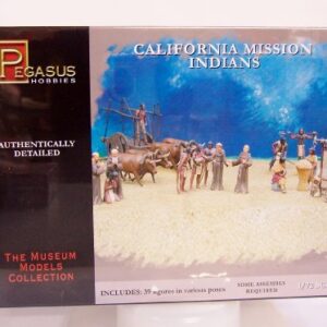 Pegasus Hobby 1/72 California Mission Padres & Indians Figure Model Kit