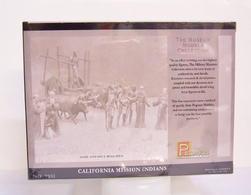 Pegasus Hobby 1/72 California Mission Padres & Indians Figure Model Kit