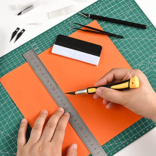 EHDIS Hobby Knife Sets Upgrade Craft Knife Kit,Craft Cutting Tools,Vinyl Wrap Tool Kit,Wallpaper Tool,Craft Tool for Architecture Modeling,Scrapbook,Art Cutting,Repairing,Window Tinting,Car Wrapping