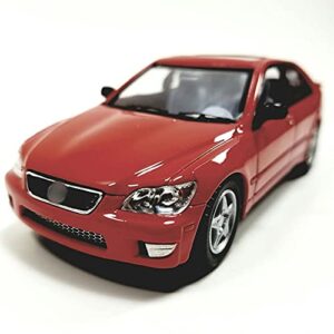 kinsmart lexus is300 fire red hardtop with sunroof 1/36 scale diecast car