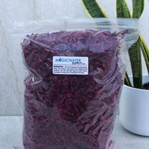 MagicWater Supply Soft & Thin Cut Crinkle Paper Shred Filler (2 LB) for Gift Wrapping & Basket Filling - Burgundy