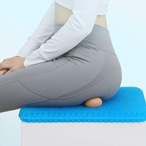 Gel Seat Cushion, Office Chair Seat Cushion with Non-Slip Cover Breathable Honeycomb Pain Relief Sciatica Egg Crate Cushion for Office Chair Car Wheelchair