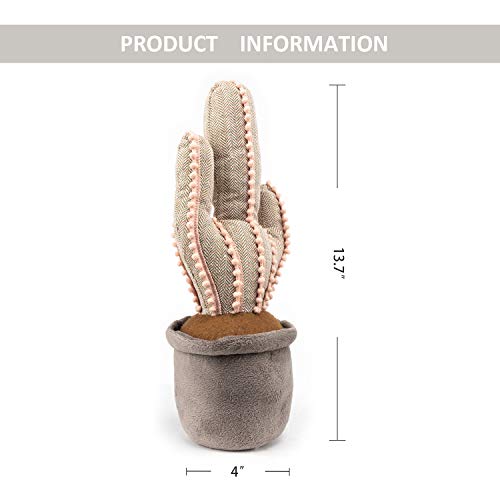 Decorative Cactus Door Stop-Cute Weighted Door Stopper for Home and Office Decoration