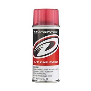 duratrax polycarb spray candy red 4.5 oz dtxr4271