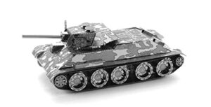 metal earth t-34 tank 3d metal model kit fascinations