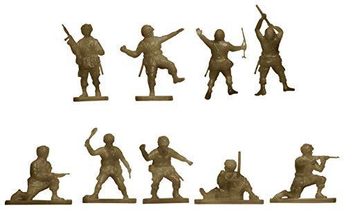 Airfix A00751 WWII US Troops Figures 1:72 Military Soldiers Plastic Model Kit, (Pack of 48)