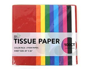 200 ct tissue paper – assorted color (200ct, primary)