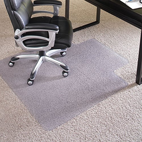 ES Robbins Extra High Pile Chair Mat, Rectangle with Lip, 36"x48"