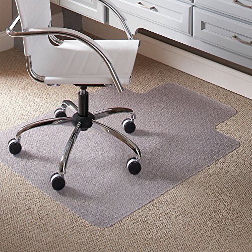 ES Robbins Extra High Pile Chair Mat, Rectangle with Lip, 36"x48"