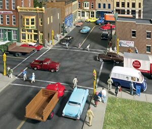 walthers cornerstone series kit ho scale model asphalt street system straight sections