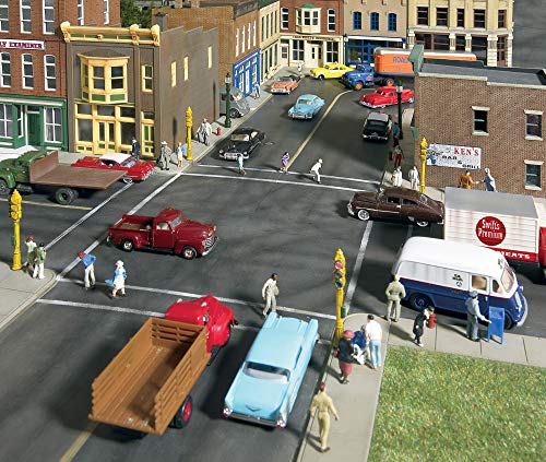 Walthers Cornerstone Series Kit HO Scale Model Asphalt Street System Straight Sections