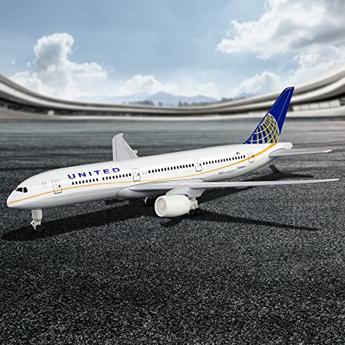 Busyflies 1:300 Scale United Airlines 787 Airplane Models Alloy Diecast Airplane Model