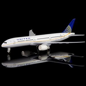 Busyflies 1:300 Scale United Airlines 787 Airplane Models Alloy Diecast Airplane Model