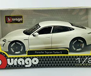 Bburago B18-21098 1:24 Porsche TAYCAN, White