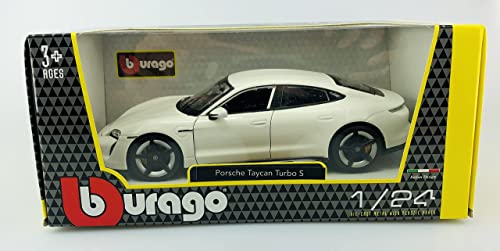 Bburago B18-21098 1:24 Porsche TAYCAN, White