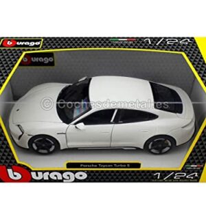 Bburago B18-21098 1:24 Porsche TAYCAN, White