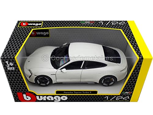 Bburago B18-21098 1:24 Porsche TAYCAN, White