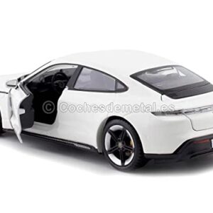 Bburago B18-21098 1:24 Porsche TAYCAN, White