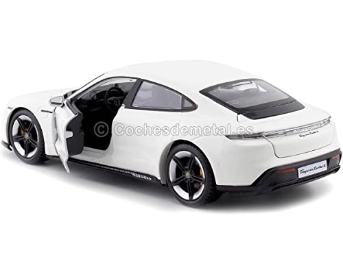 Bburago B18-21098 1:24 Porsche TAYCAN, White