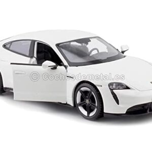 Bburago B18-21098 1:24 Porsche TAYCAN, White