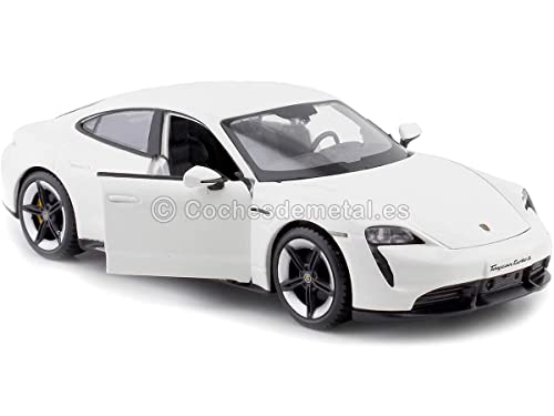 Bburago B18-21098 1:24 Porsche TAYCAN, White