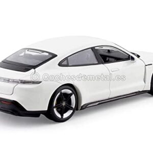 Bburago B18-21098 1:24 Porsche TAYCAN, White