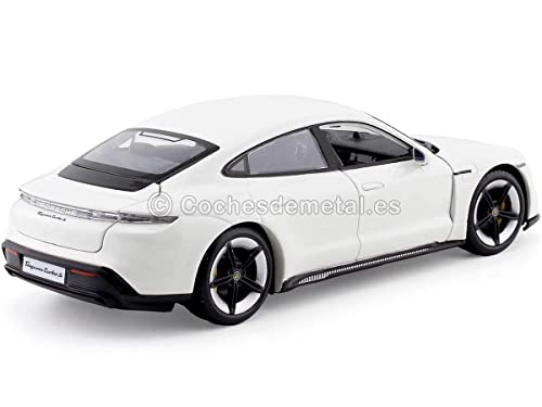 Bburago B18-21098 1:24 Porsche TAYCAN, White