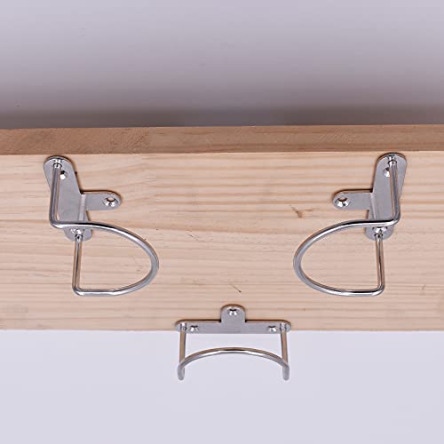 YYST Laptop Holder Under Desk Laptop Organizer Rack W/Screws (3)